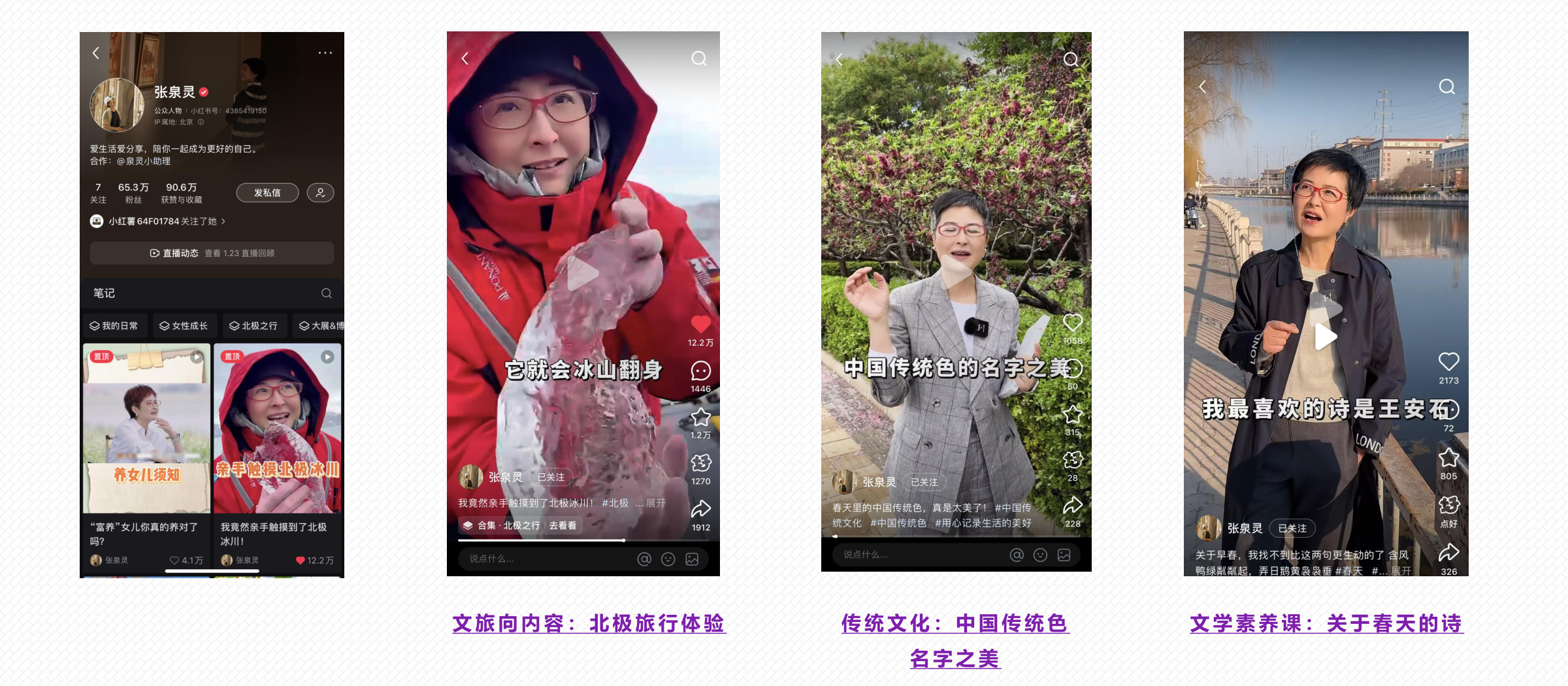 张泉灵小红书账号：主页与代表作品